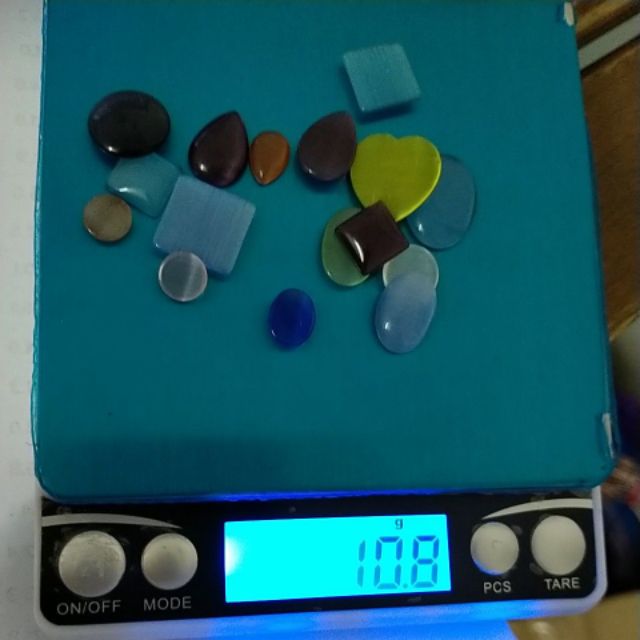 10gam Mặt đá dán mắt mèo hỗn hợp