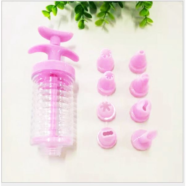 Bộ dụng cụ 8 Món Làm Bánh  trang trí bánh Kem ,Bánh Cookie , bánh qui, đuôi bắt bông kem p191-112