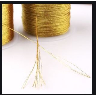 chỉ kim tuyến cuộn lớn đủ size 0.2-0.4-0.6-0.8mm trang trí handmade, làm vòng