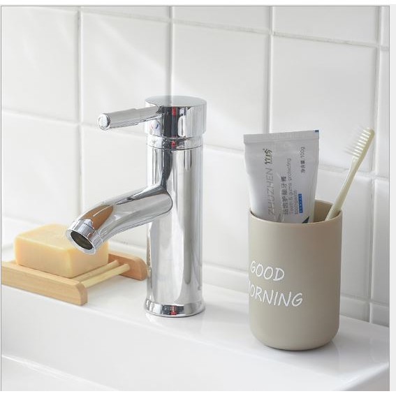 Ly Đánh Răng Nhựa Good Morning - Cốc Nhựa 330ml