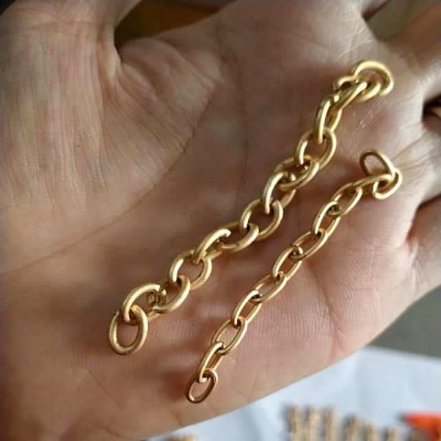 5 đoạn xích vàng dầy 6cm