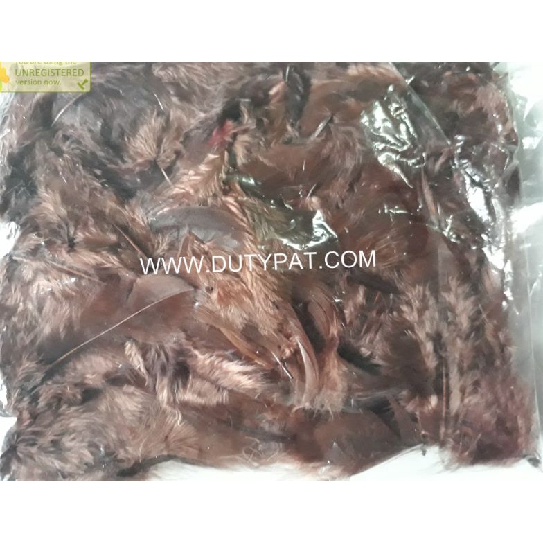 Lông vũ gói 7gam đủ màu dài 4-10CM (khoảng 80-90 cái)