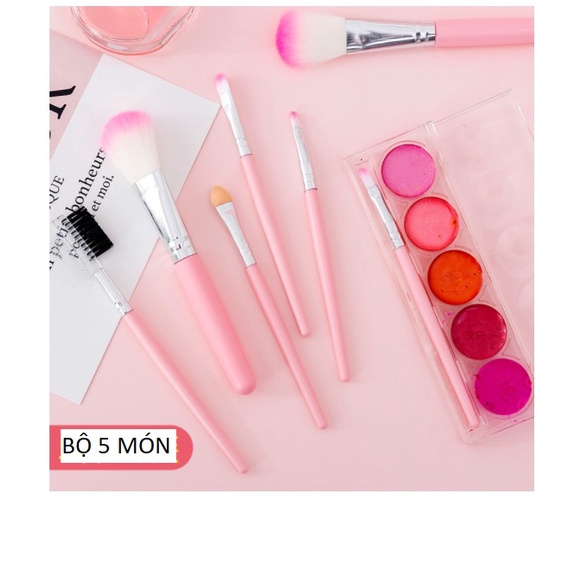 Bộ Cọ Trang Điểm 5 Món Tiện Lợi p191-158