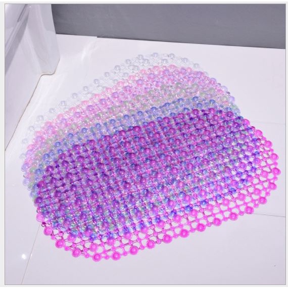 Thảm lau chân nhà tắm nhựa dẻo silicon chống trơn trượt