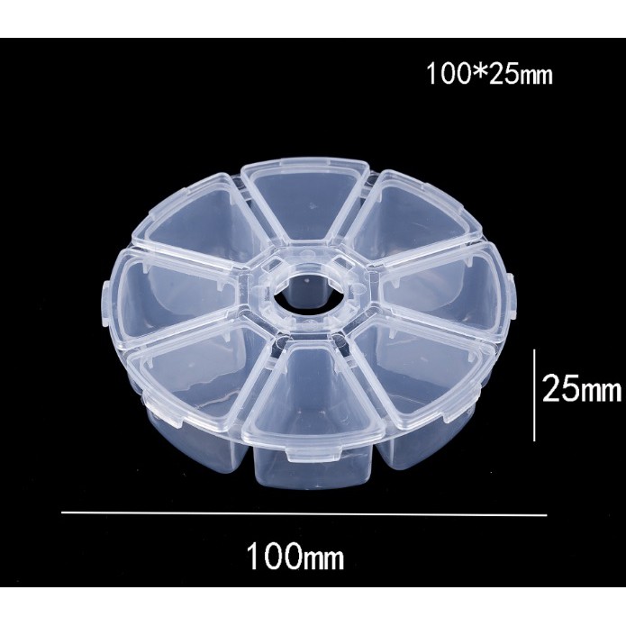 Hộp nhựa nhiều ngăn tháo lắp các ngăn, hộp chia thuốc