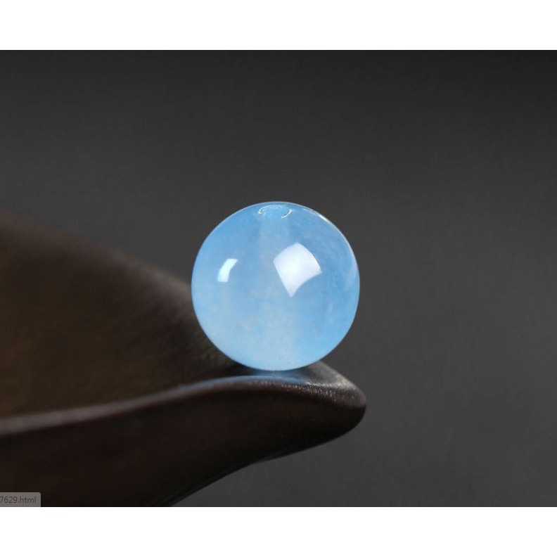 95 viên dây đá chalcedony màu xanh da trời size 4mm & size6/8/10mm