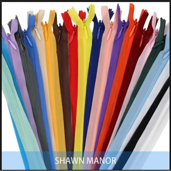 10 Dây kéo giọt nước nhiều màu nhiều size may quần áo, túi xách, áo gối...