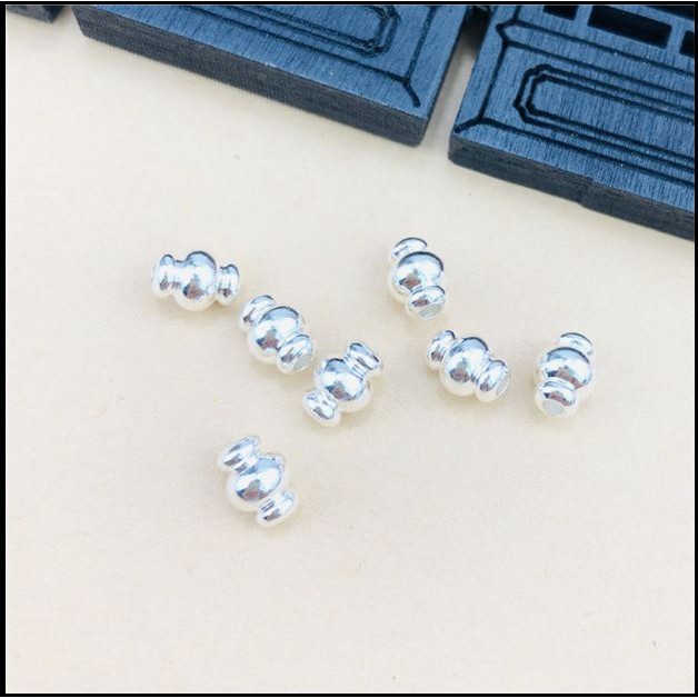 5-10 viên charm hồ lô 6x8mm, lỗ xỏ 1.7mm (p160-4) mix vòng tay, vòng cổ, trang sức, trang trí handmade