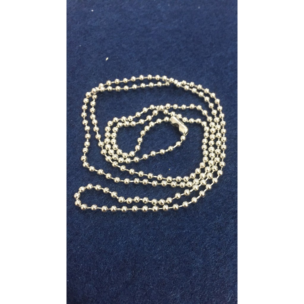 vòng cổ xích bi dài 66cm