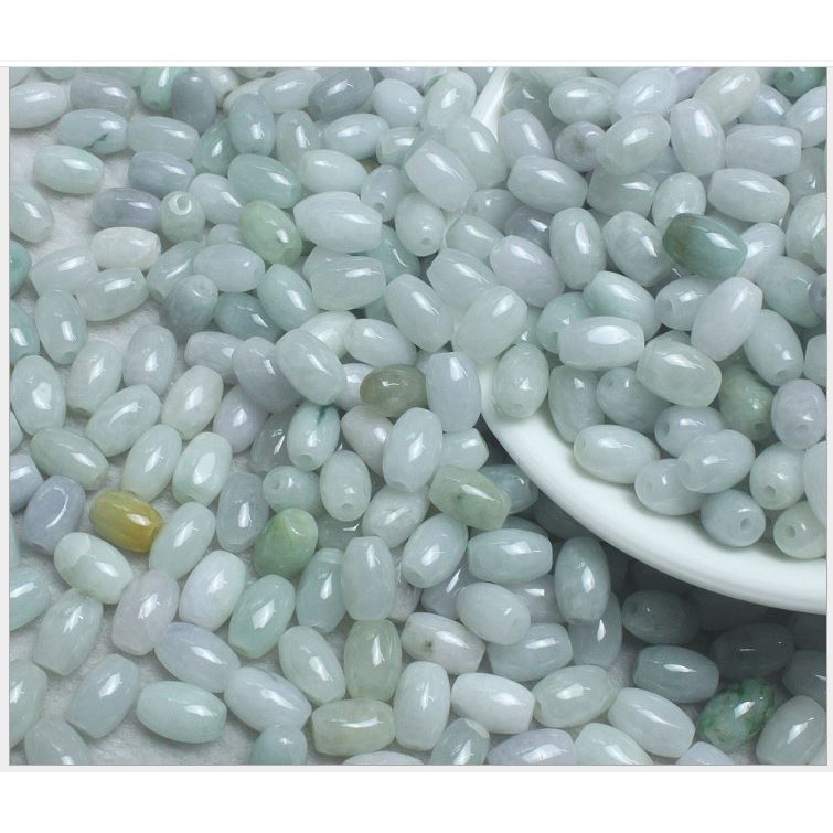 2 viên lu thống xanh ngọc 6x9mm thiên nhiên