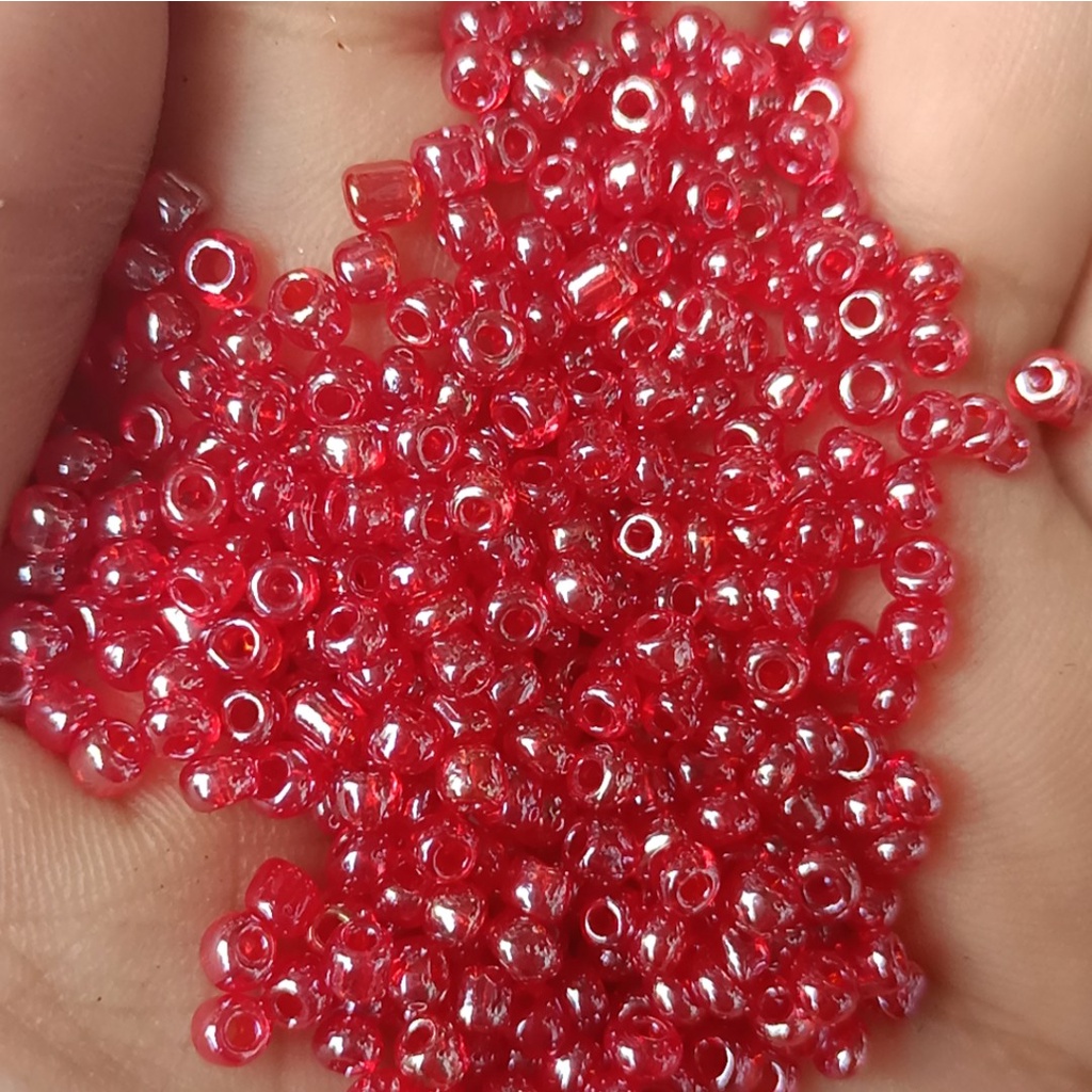 10gam Hạt cườm size trung 3mm đủ màu để chọ dùng trang trí trang sức, quần áo, túi xách, dây đeo khẩu trang