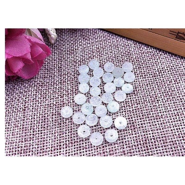 2-10 viên charm chặn đá 3x6mm tự nhiên, lỗ xỏ 1.5mm làm vòng -MH 2633 (p131-24)