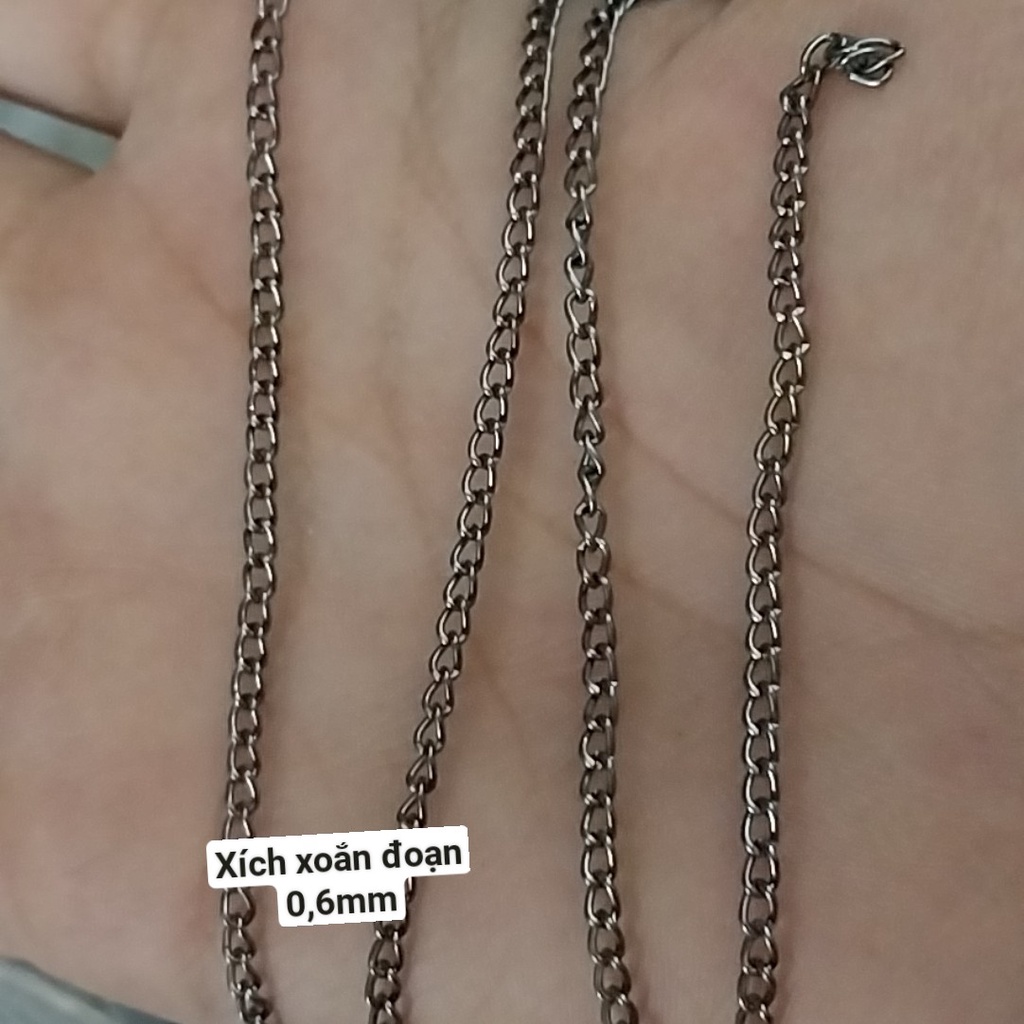 dây xích các loại 5mm,3mm,3,5mm,2mm-x201,x202,x203,x204,x205,x206