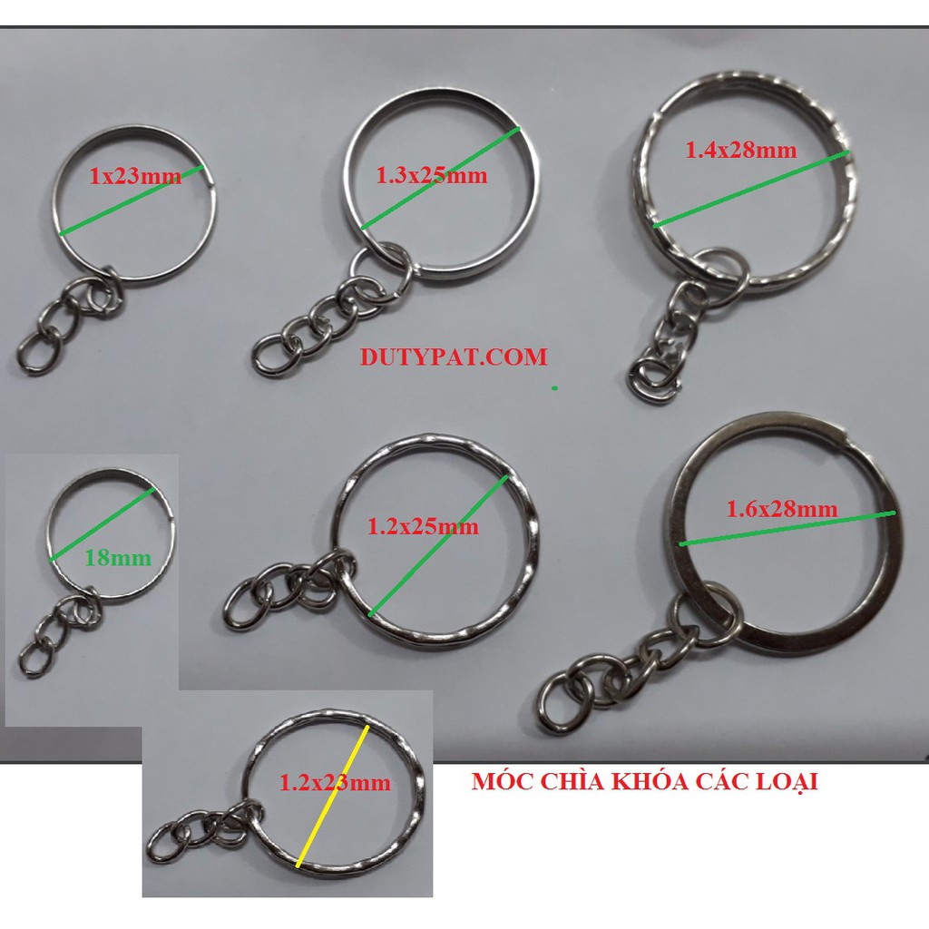 Móc chìa khóa gói 50 cái