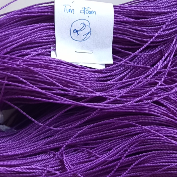 bó 90met dây sáp wax Đài Loan không thấm nước đan vòng tay, trang trí handmade 40 màu để chọn