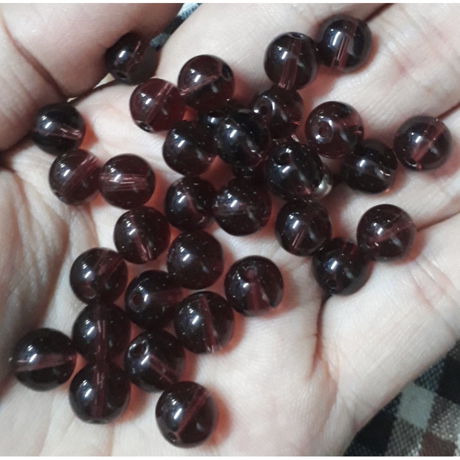 1kg đá Nâu tímm làm vòng size 4-6-8-10-12-14mm