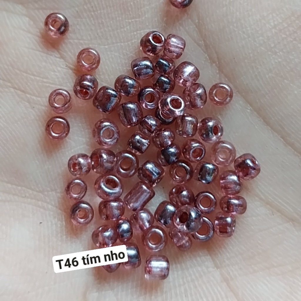 gói 450gam hạt cườm trung 3mm nhiều màu