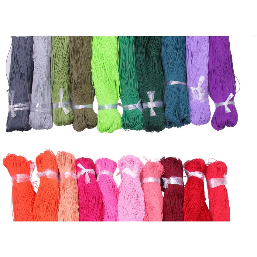 10m dây sáp wax đài loan 1mm đan vòng không thấm nước (màu 20-màu 39)