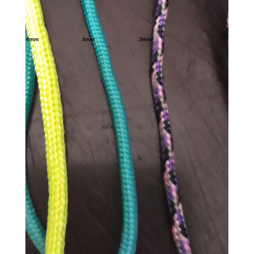 bó 3 met paracord 4mm 7 lõi nhiều màu (bổ sung màu)