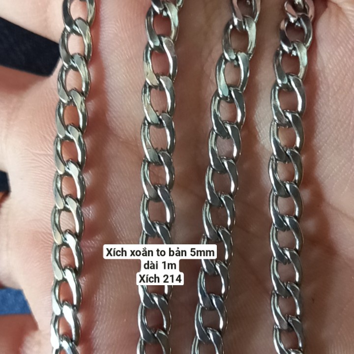 dây xích các loại 5mm,3mm,3,5mm,2mm-x201,x202,x203,x204,x205,x206