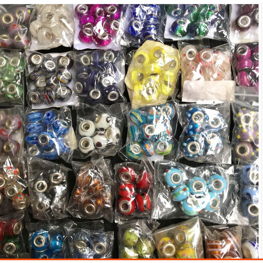 gói 50 charm xỏ vòng padora