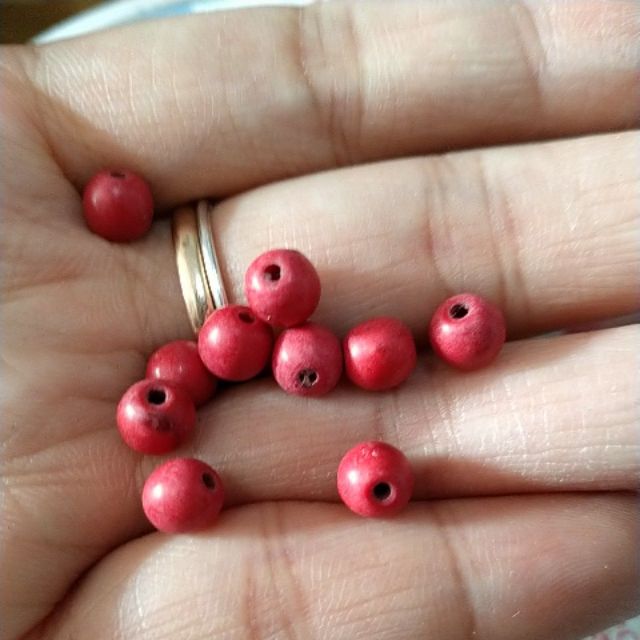 10 viên ngọc lam turquoise đỏ 6/8/10mm