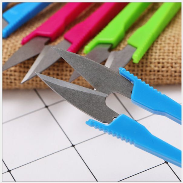 Kéo bấm chỉ cán nhựa-set 10 cây