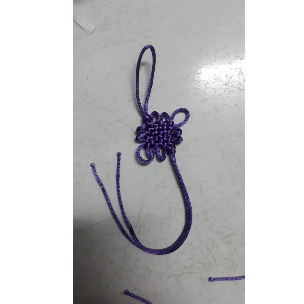 (P131A-1) Dây thắt nơ treo phụ kiện , dây treo tua rua, dây đồng tâm kết