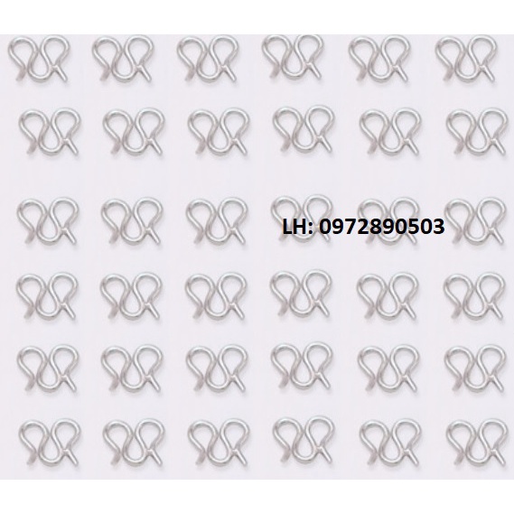 móc khóa chữ M, chữ W, chữ S làm trang sức vòng tay, vòng cổ