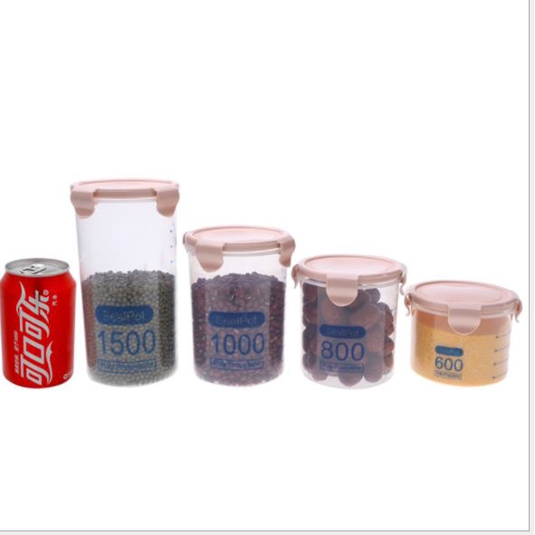 600ml, 800ml,1000ml ,1500ml Hộp, Hũ Nhựa, Hủ nhựa , lọ nhựa đựng gia vị, thực phẩm có in dung tích trên hộp hộp