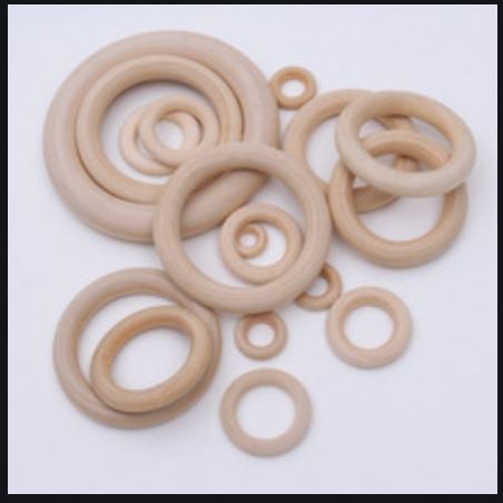 gói 5 Khoen vòng gỗ tròn size 6& 6.5cm