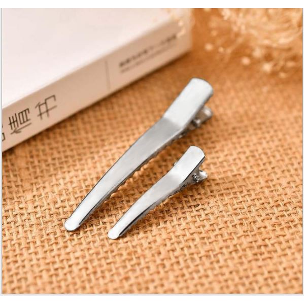 50 cái sườn kẹp mái các kiểu đủ size 3.2-4.1-4.5-5.5-6.5-7.5cm (màu bạc)
