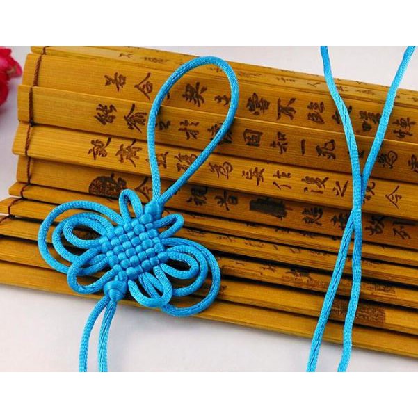 (P131A-1) Dây thắt nơ treo phụ kiện , dây treo tua rua, dây đồng tâm kết