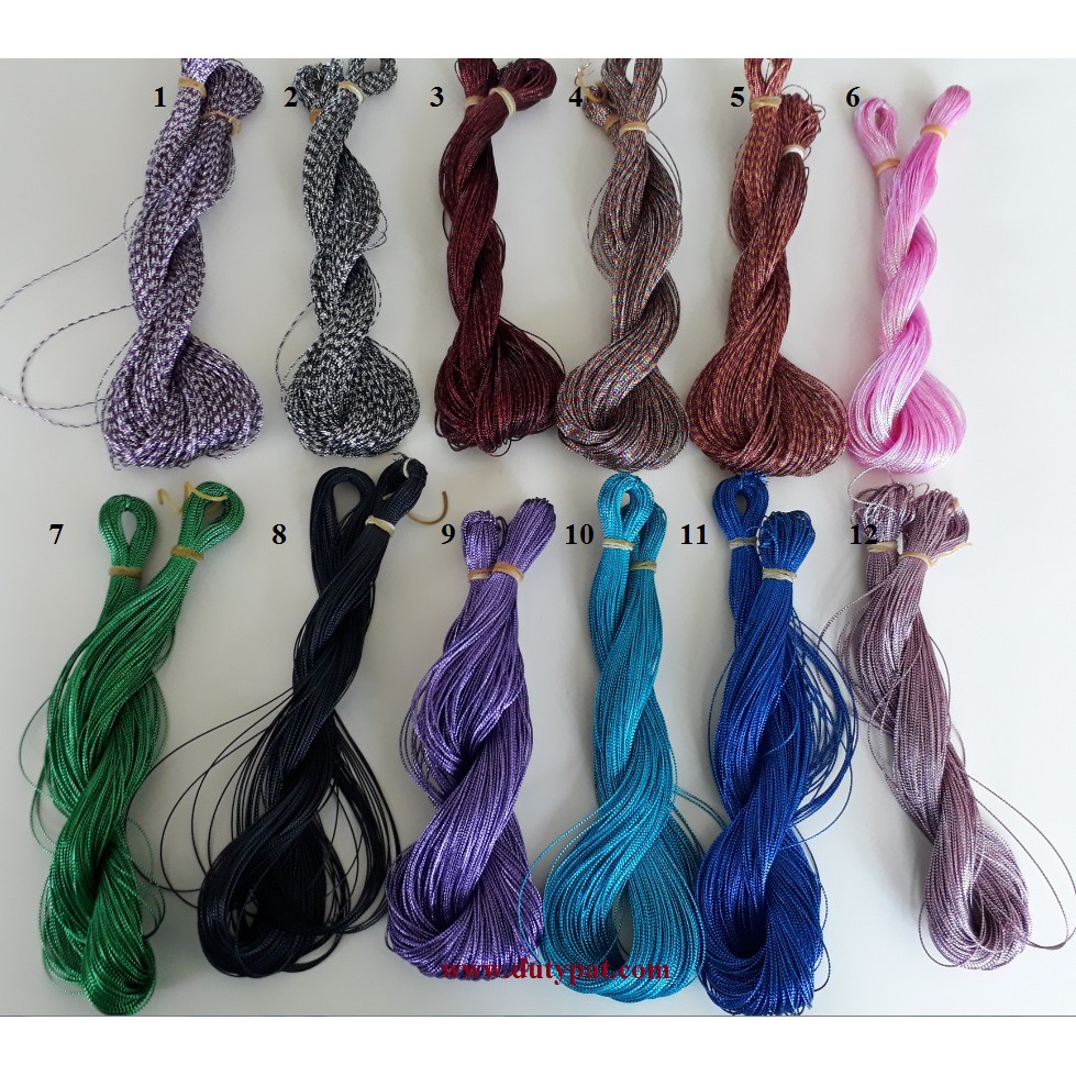 Dây Kim Tuyến Sợi Nhỏ 0.8-1mm (bó 90met) trang trí