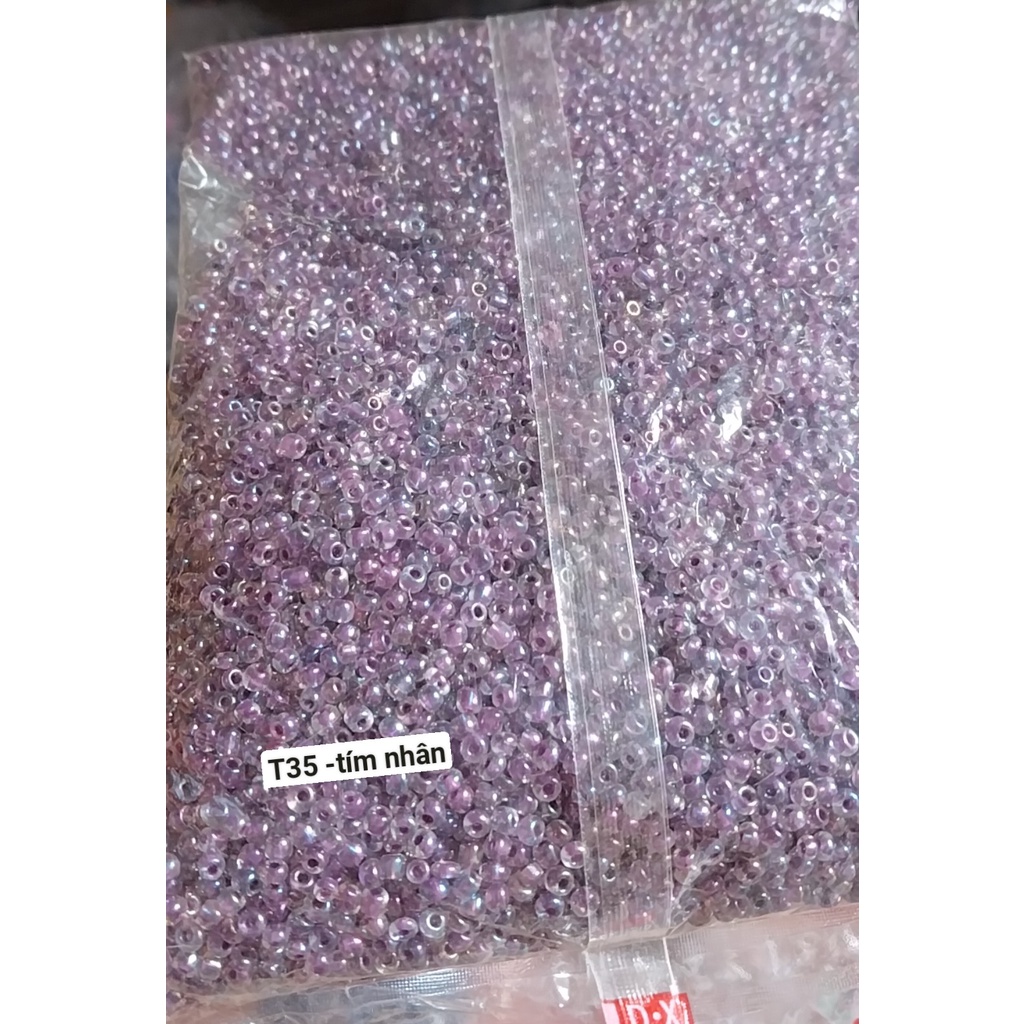 gói 450gam hạt cườm trung 3mm nhiều màu