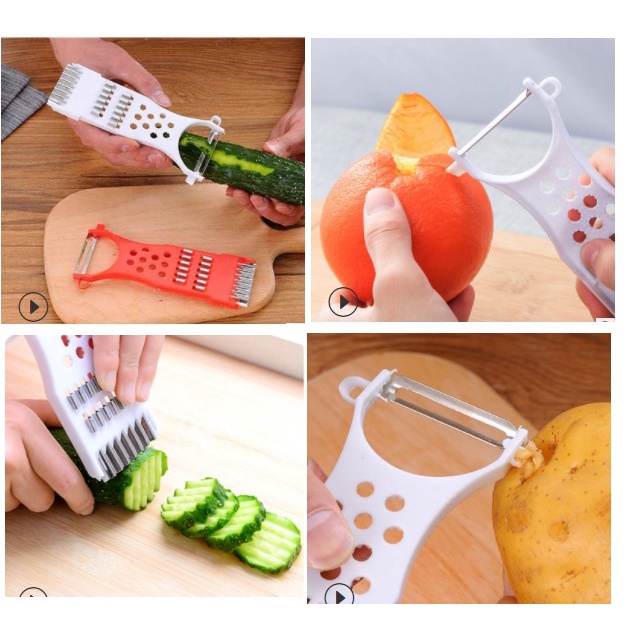 Dao Bào Đa Năng Cho Rau Củ (Bào Vỏ - Bào Sợi) Tiện Ích p191-54