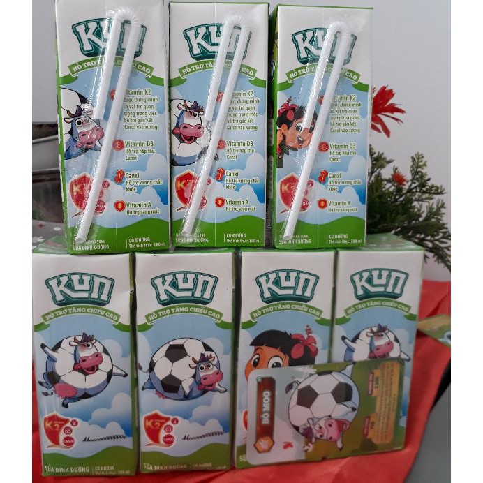 1 thùng 48 hộp sữa kun hỗ trợ tăng chiều cao hộp 180ml