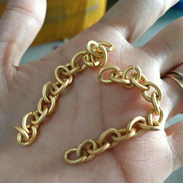 5 đoạn xích vàng dầy 6cm