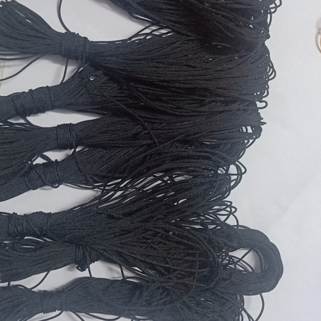bó 10met dây dù, dây ngọc size nhỏ 0.6mm xỏ hạt đan vòng tay, vòng cổ