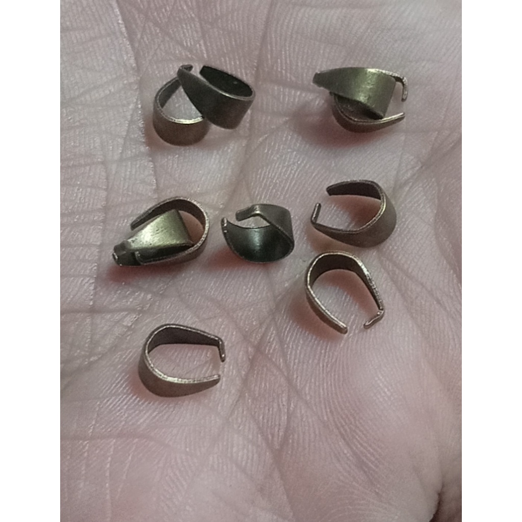 10 kẹp móc treo mặt dây chuyền nhiều màu nhiều size để chọn