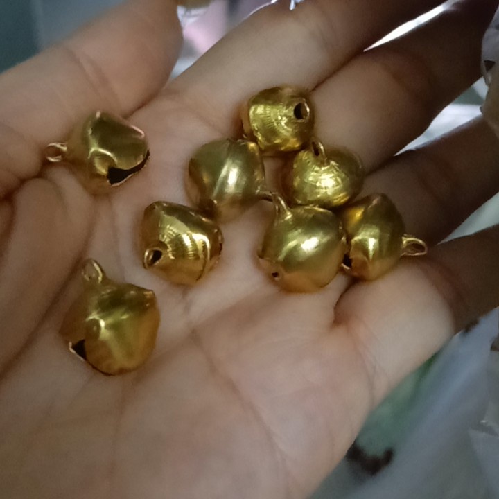 gói 10 -50 cái chuông nhiều màu size 8mm- 10mm