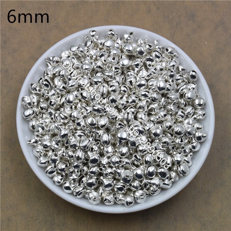 gói 50 cái chuông  size 6-8-10-12-14mm đủ màu làm handmade