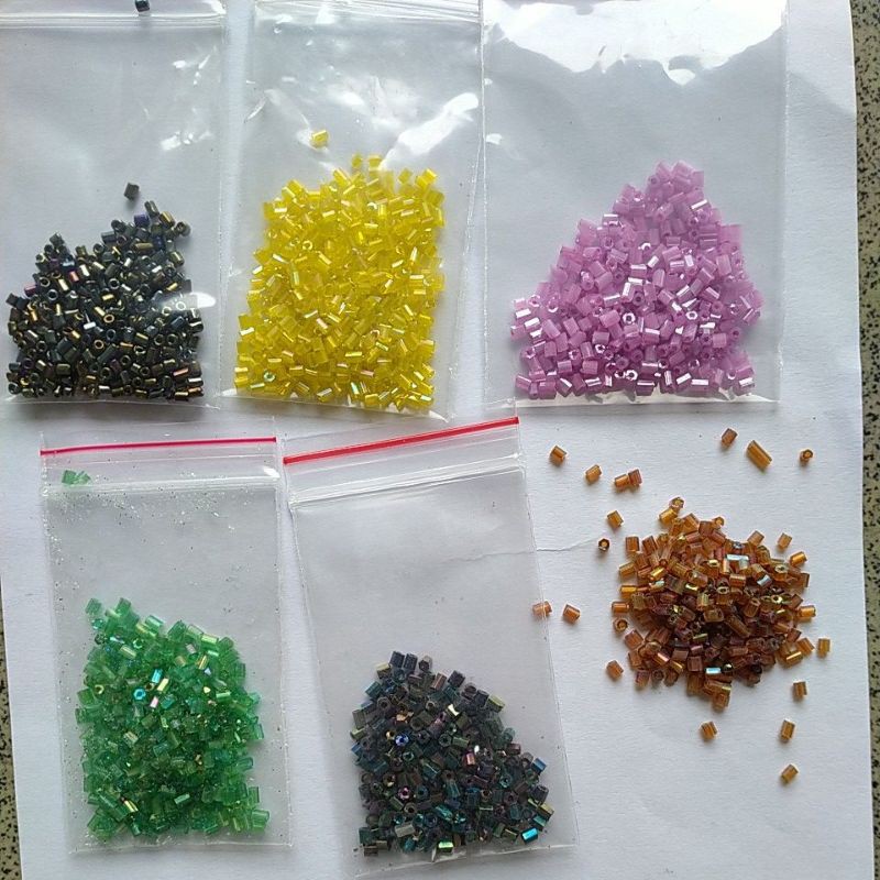 25-50gam cườm gẫy 3mm nhiều màu