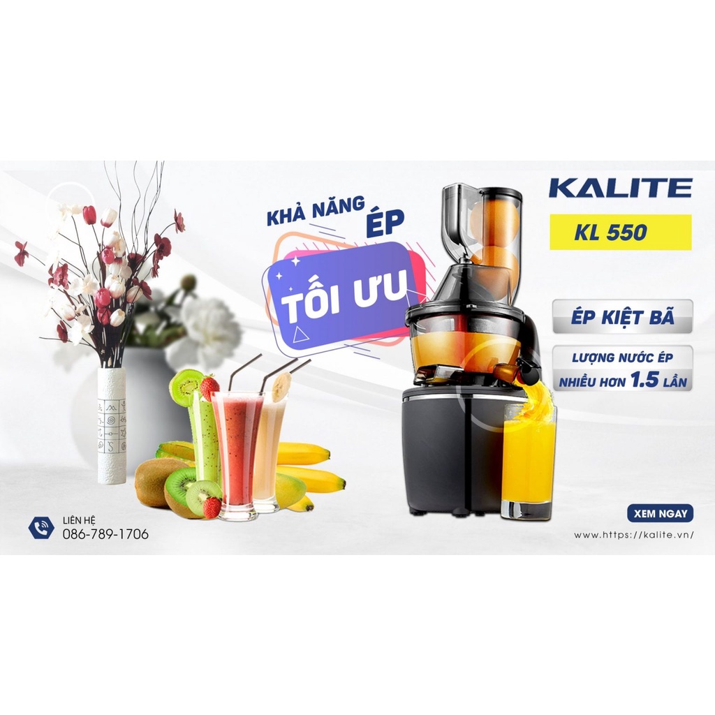MÁY ÉP CHẬM KALITE 550