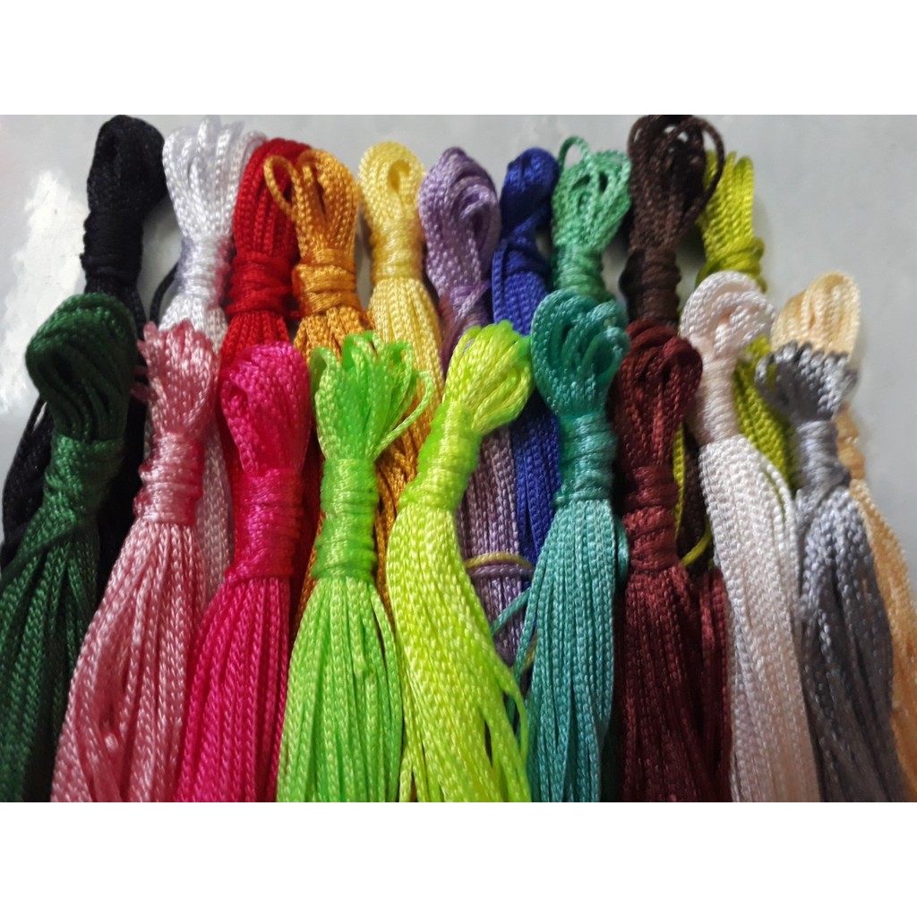 100-400 met dây dù mềm 1mm Việt Nam nhiều màu ngẫu nhiên