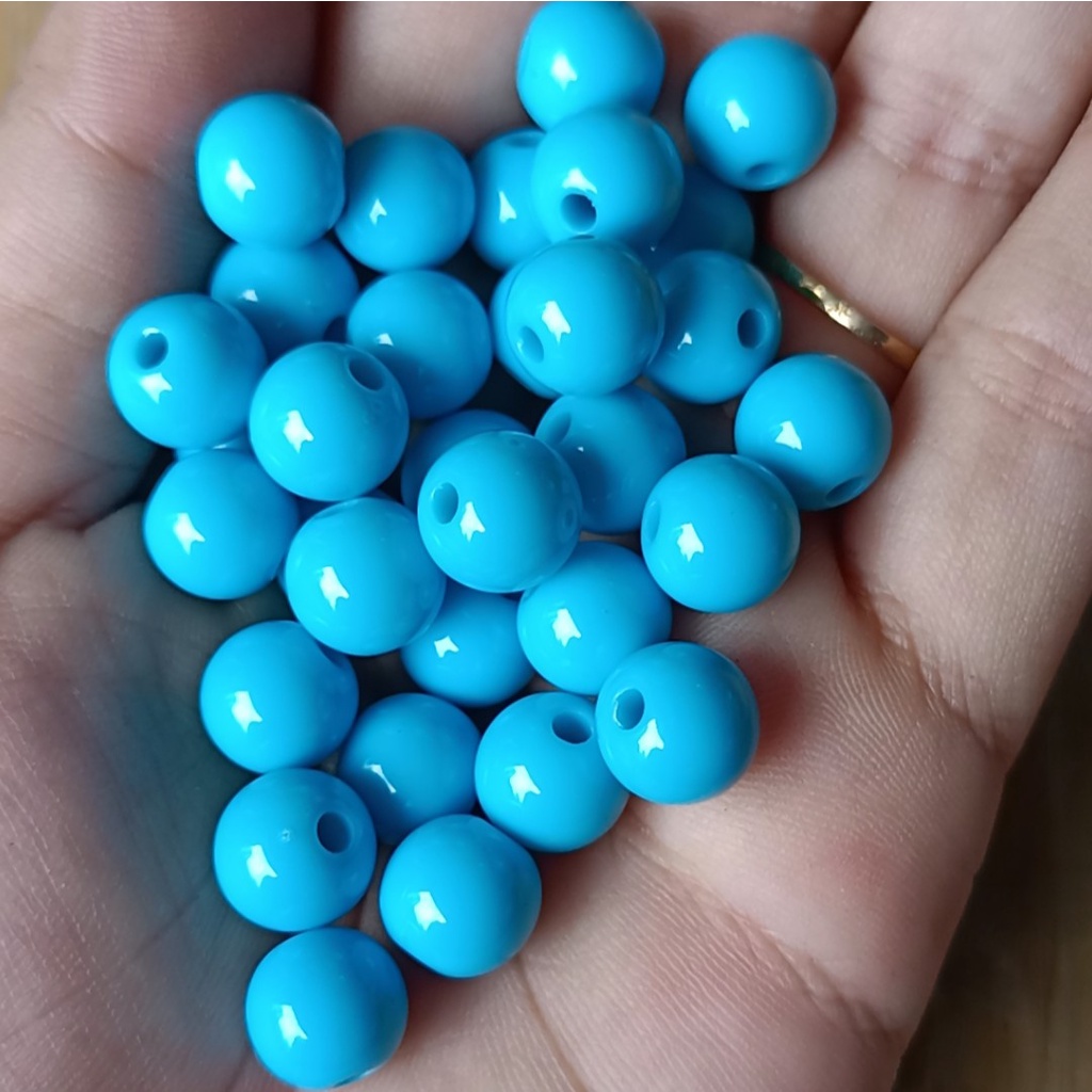 25gam hạt nhựa tròn pastel nhiều size 6/8/10/12/14/16/18/20mm