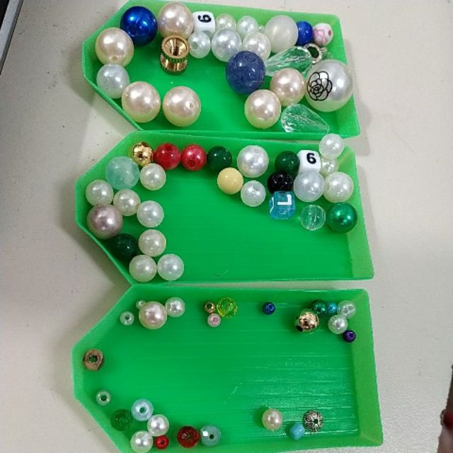 5/10/20 Khay nhựa đựng nguyên liệu nhỏ làm handmade 4.8x9cm