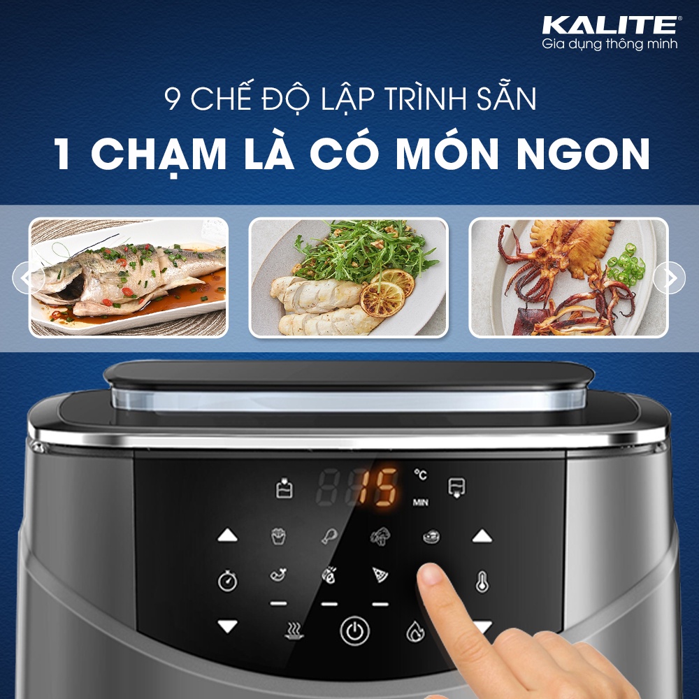 NỒI CHIÊN HƠI NƯỚC KALITE STEAM 7 dung tích 7lit