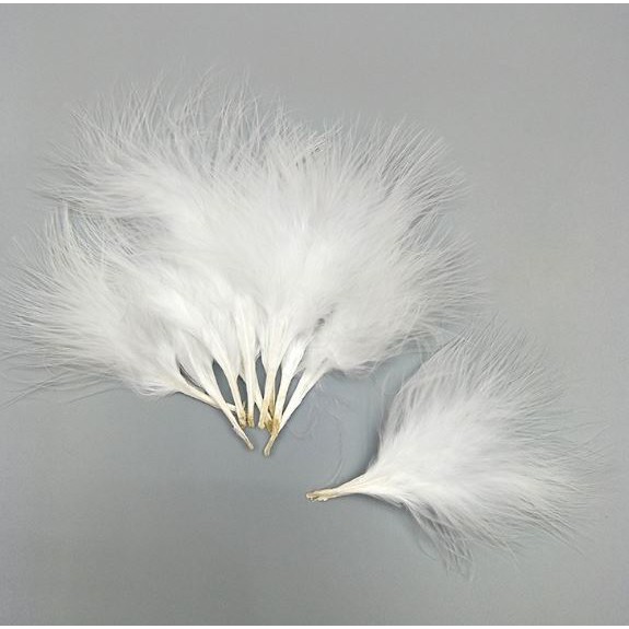 10 lông vũ xù mịn 12-14cm