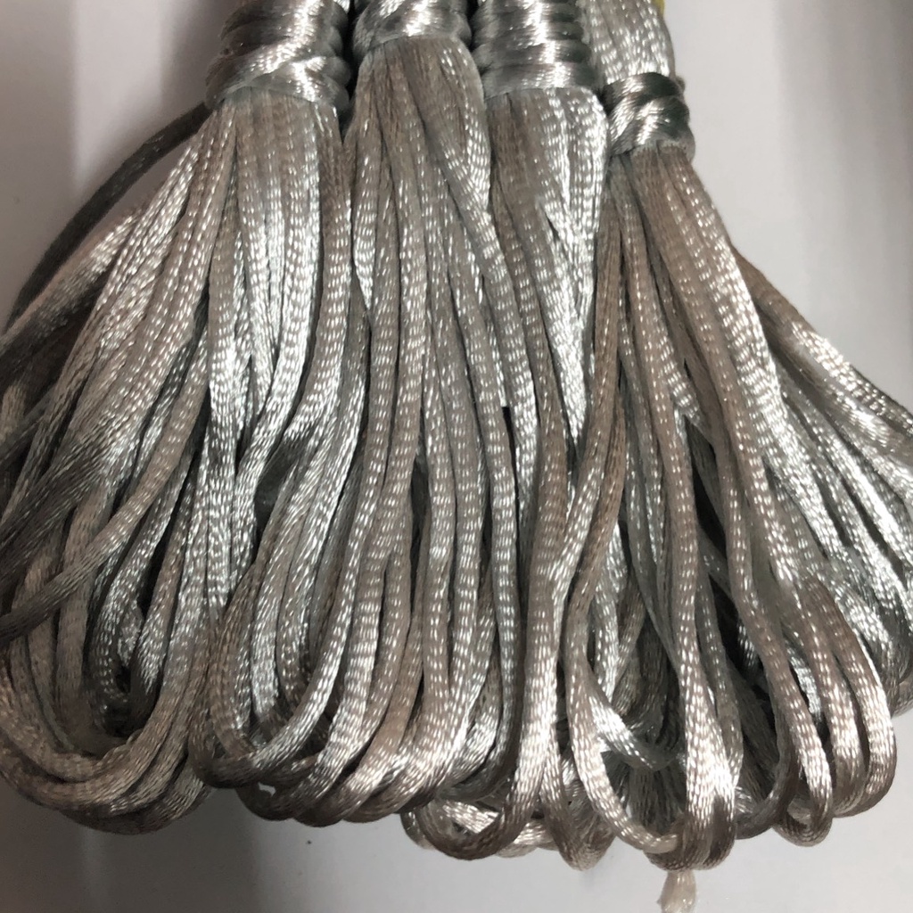 Bó 10 met dây tim Viet Nam size 2.5mm đủ màu dây đan vòng tay, dây thắt vòng,vòng cổ
